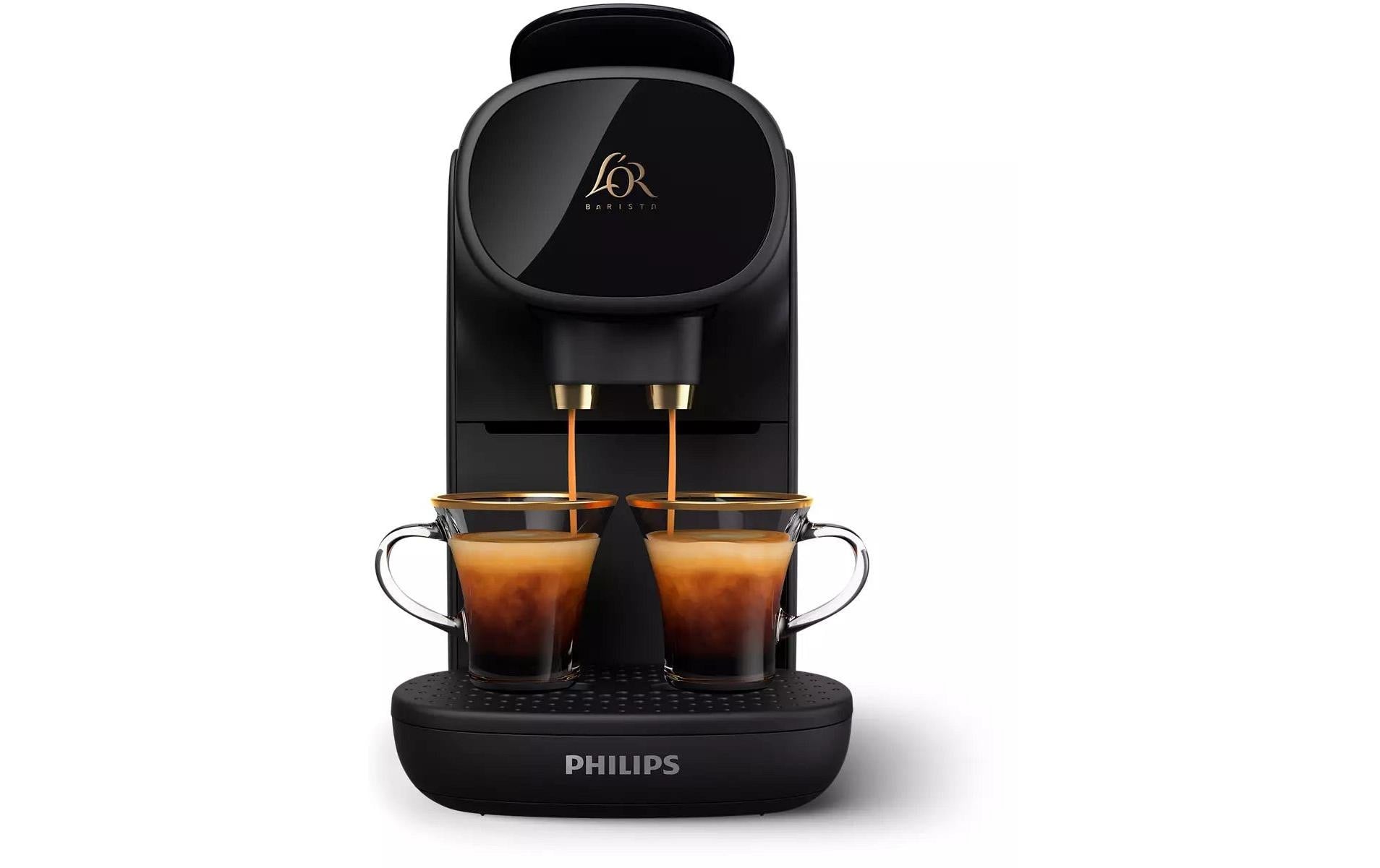 Philips L'Or Barista Sublime LM9012/62 Kapselmaschine – für L'OR Barista- und L'OR Espresso-Kapseln, 0,8 l, Schwarz