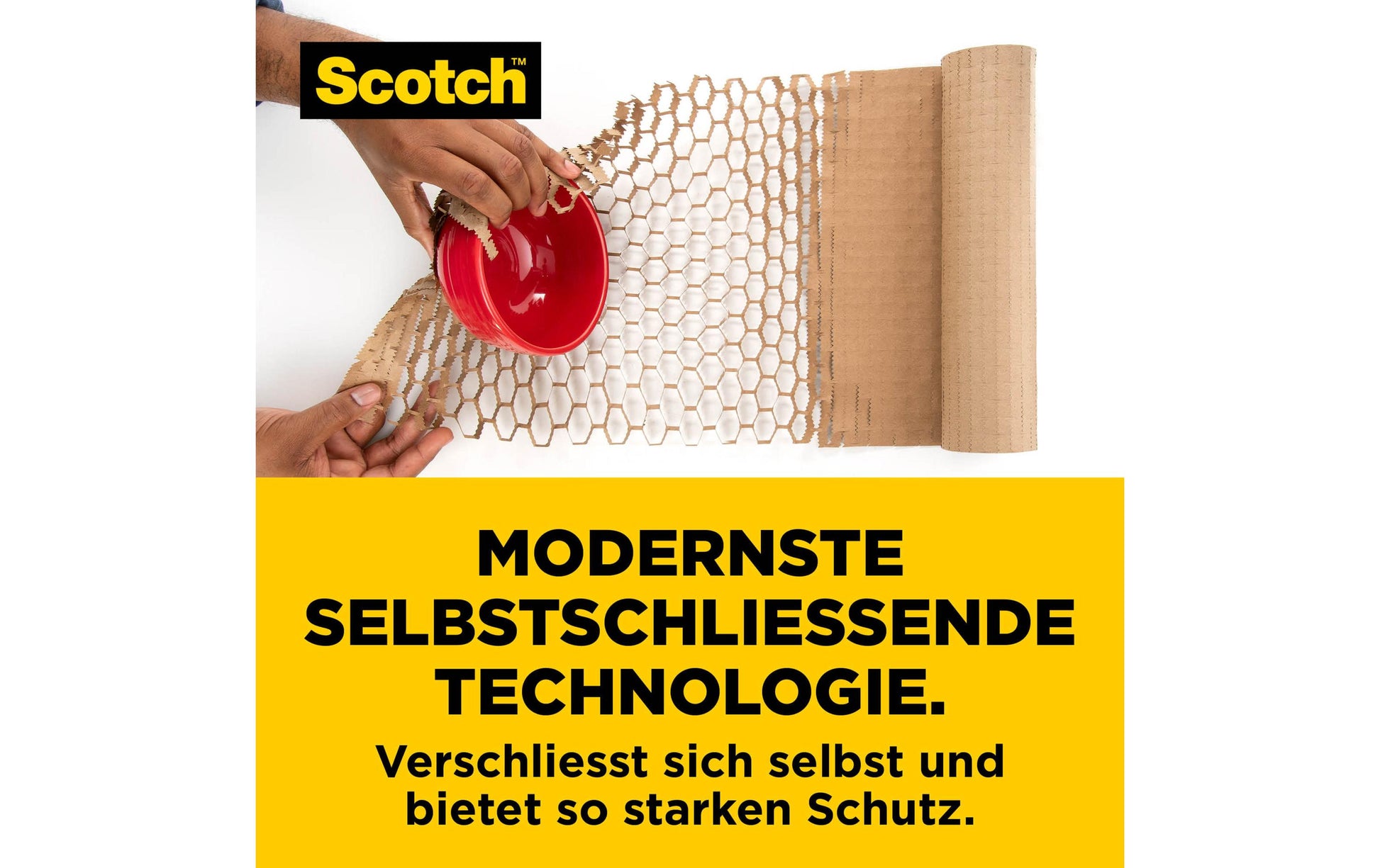Scotch Papierpolster-Wrap Cushion Lock – 304 mm × 9 m – braun