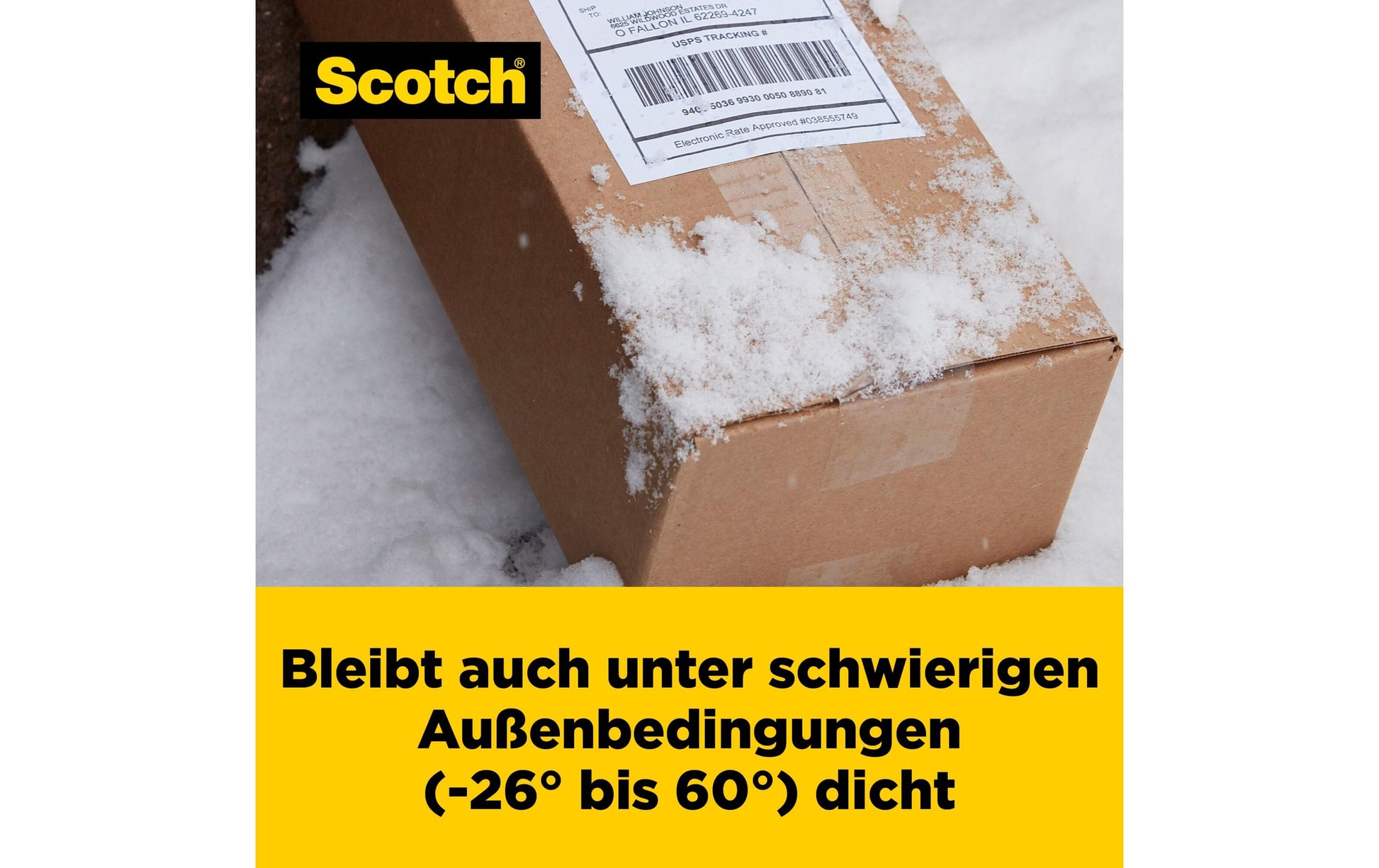 Scotch Verpackungsband – 48 mm × 20,3 m, transparent, stark