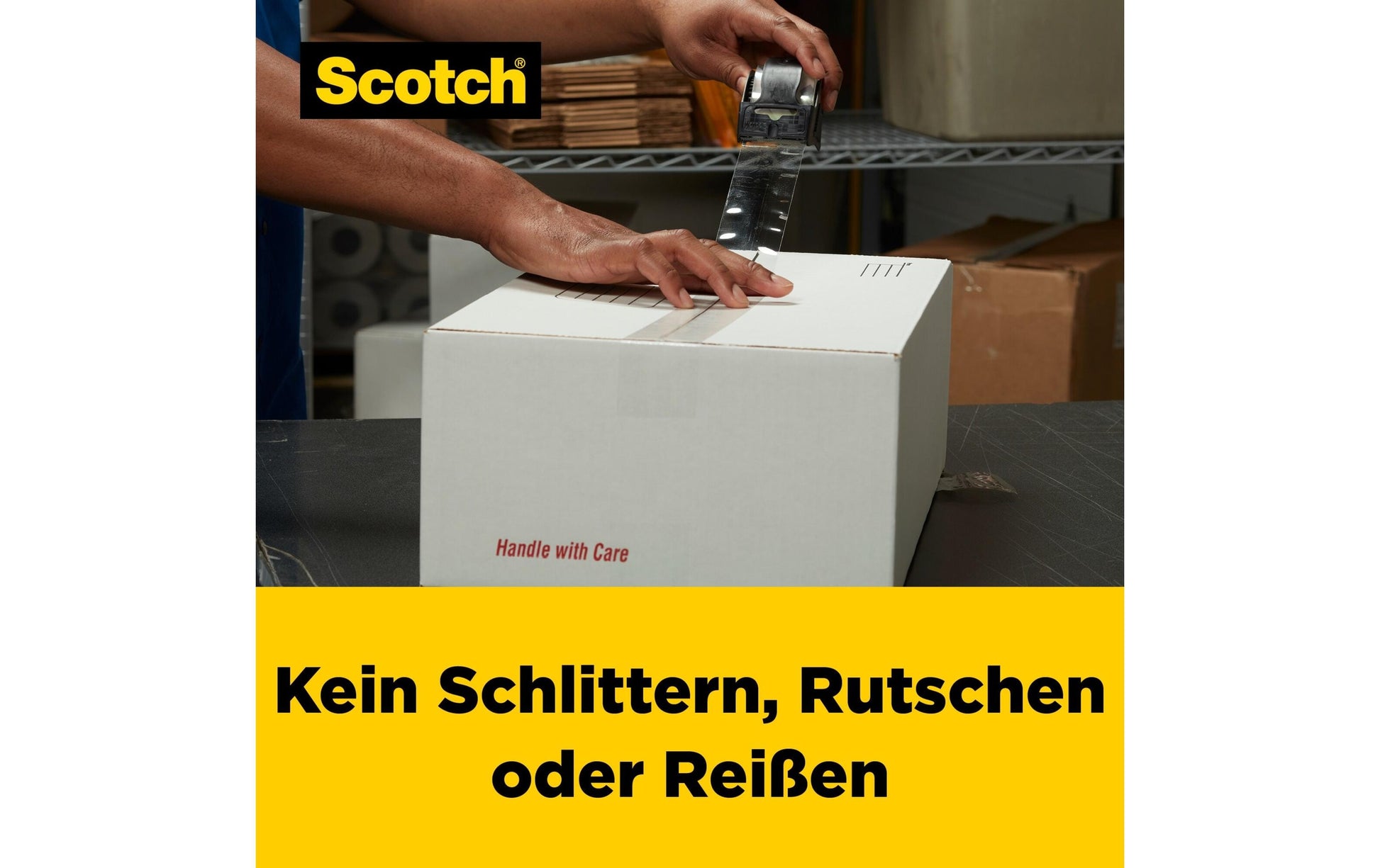 Scotch Verpackungsband – 48 mm × 20,3 m, transparent, stark