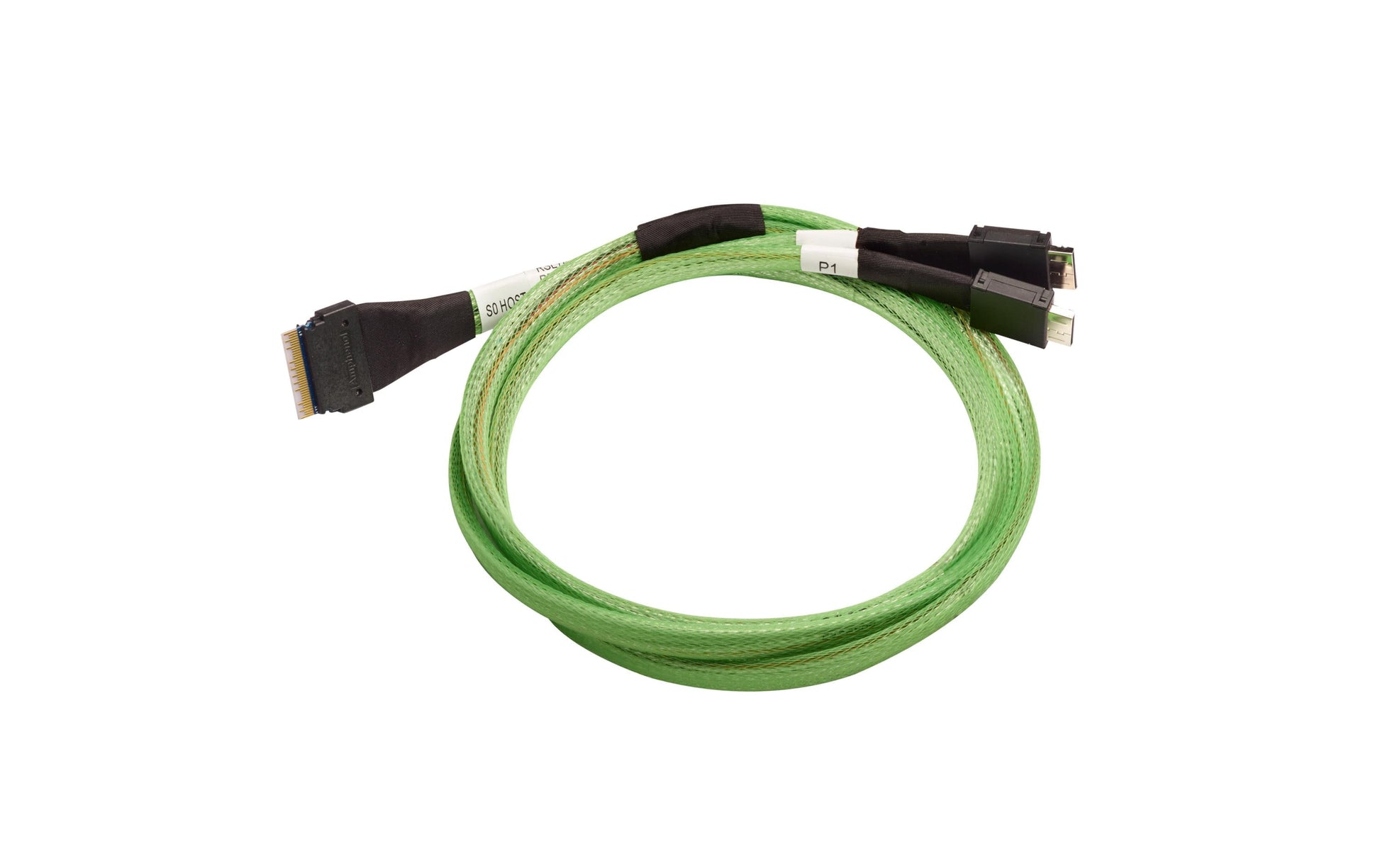 Broadcom 05-60001-00 – SAS-Kabel SFF-8654 zu 2× SFF-8612, 1 m, für Broadcom 9560-16i, 9560-8i, 9580-8i8e