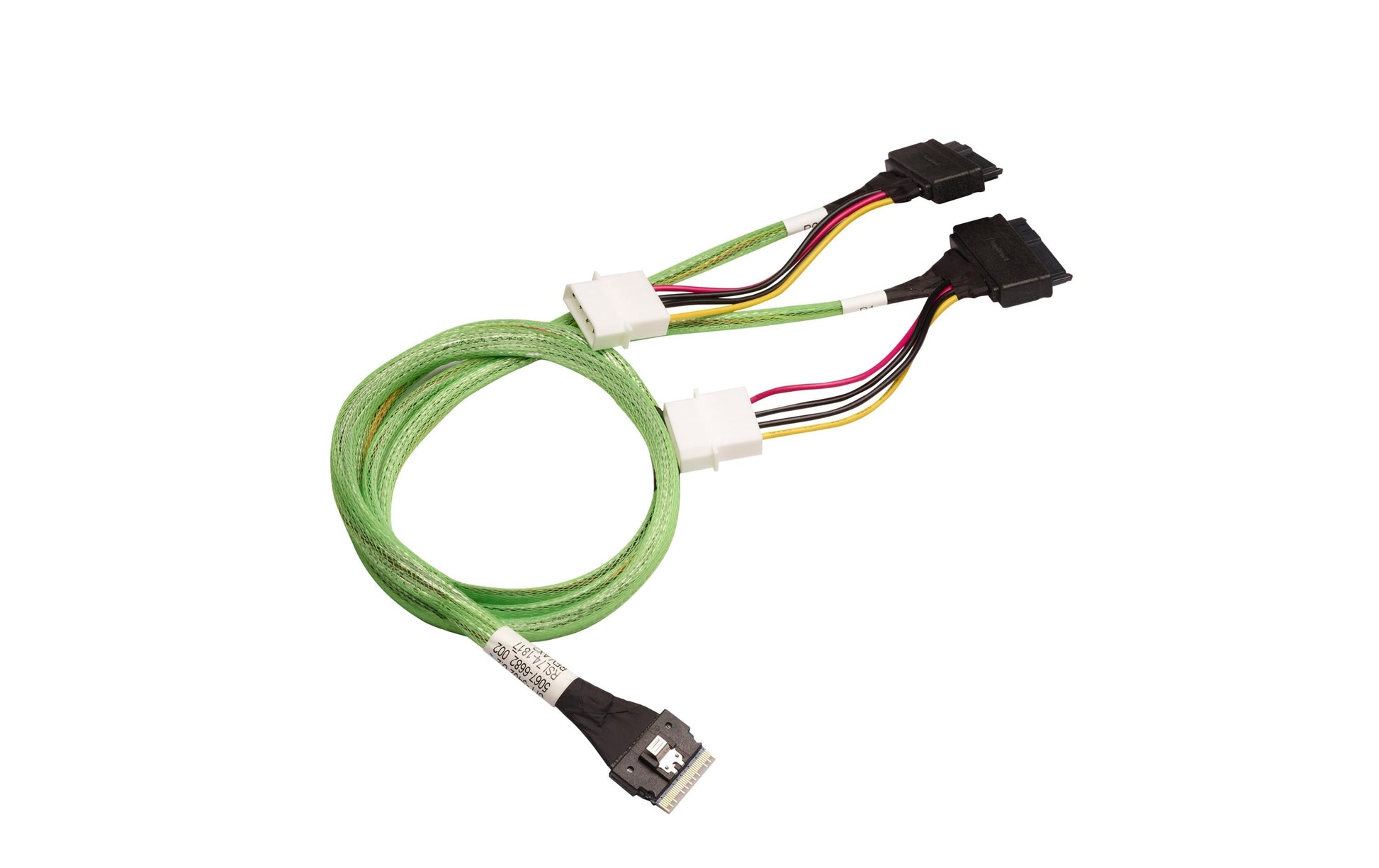Broadcom 05-60005-00 – SAS-Kabel x8 SFF-8654 zu 2× SFF-8639 (U.2), 1 m, für 9560-16i, 9560-8i, 9580-8i8e