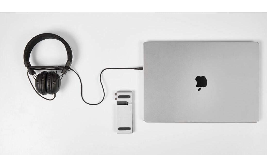 LMP 24879 Dockingstation – USB-C, 1× HDMI, 2× USB-A, 1× USB-C, 100 W PD, GbE, für MacBook Air/Pro M1/M2