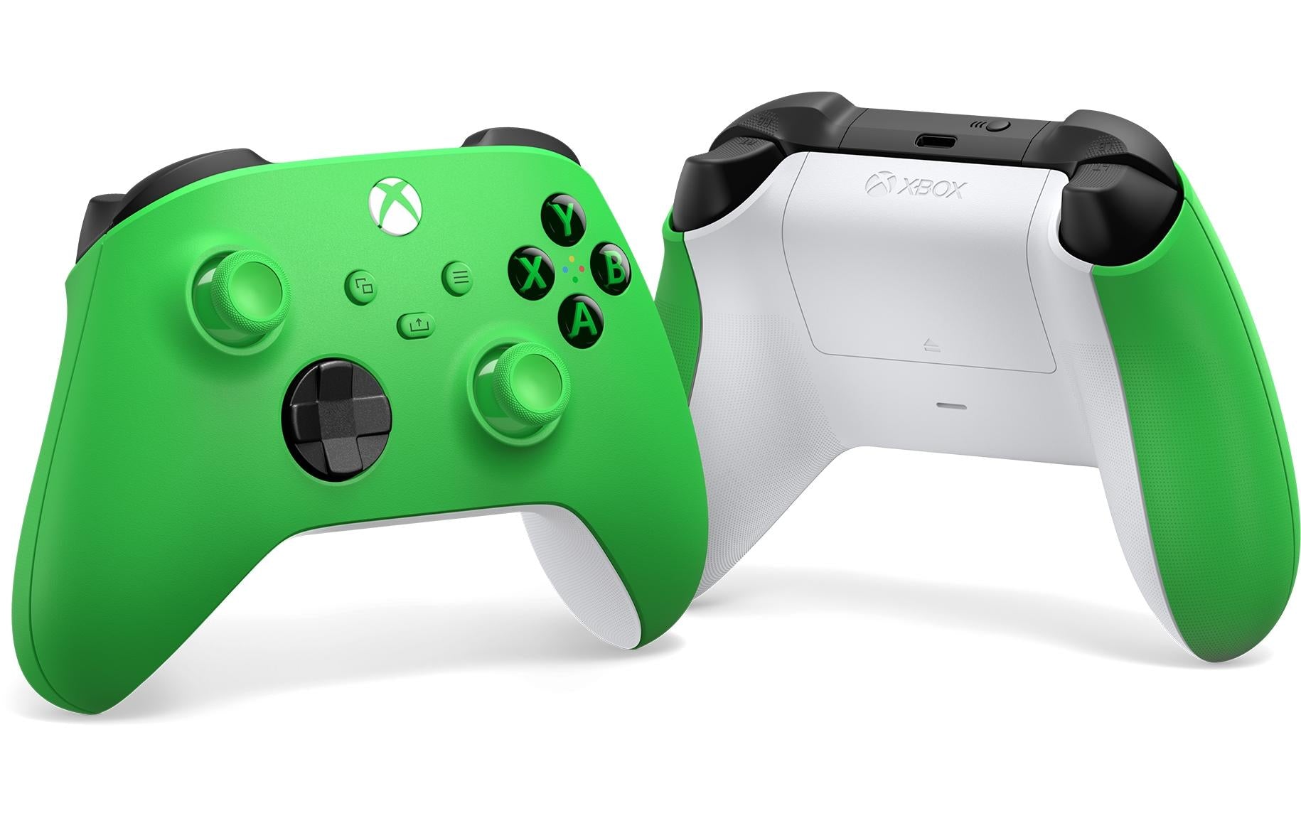 Microsoft Xbox Wireless – Gamepad – USB + Bluetooth, Vibration, Kopfhöreranschluss, für Xbox & PC, Grün