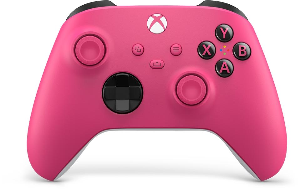 Microsoft Gamepad – Bluetooth, für Xbox Series X/S, Android & PC, Pink, Weiss
