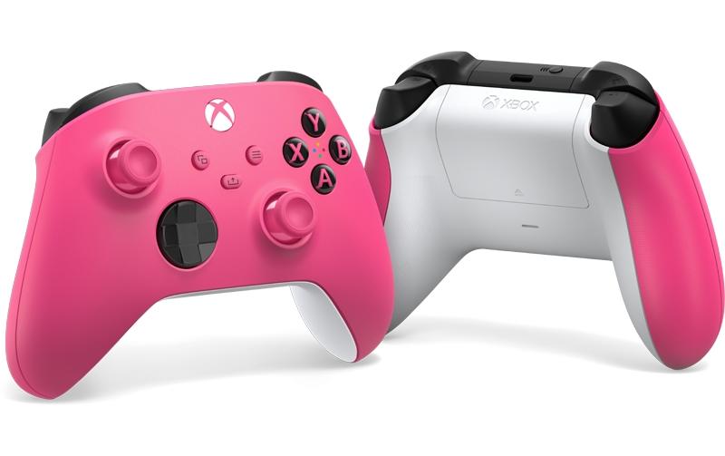 Microsoft Gamepad – Bluetooth, für Xbox Series X/S, Android & PC, Pink, Weiss
