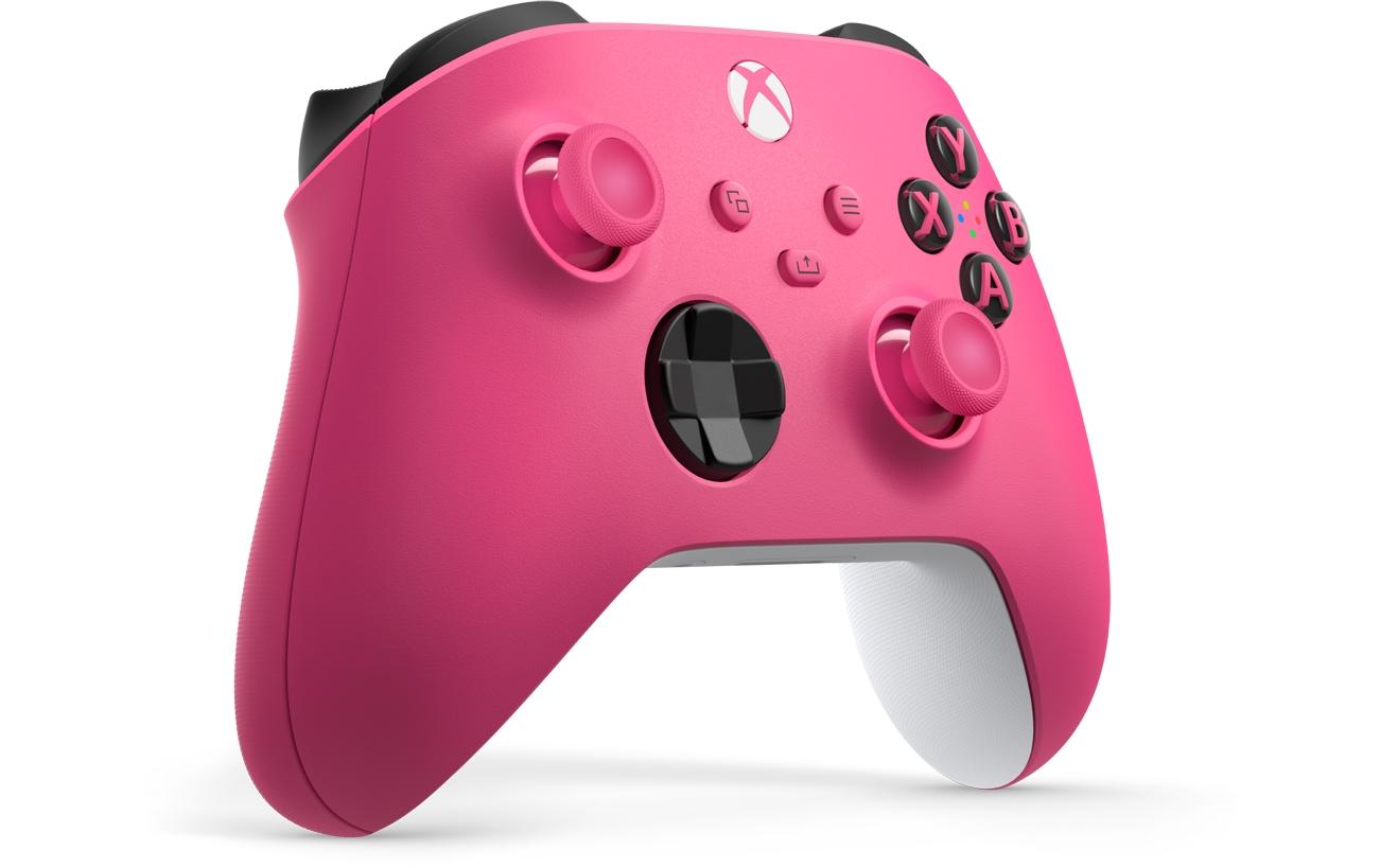 Microsoft Gamepad – Bluetooth, für Xbox Series X/S, Android & PC, Pink, Weiss