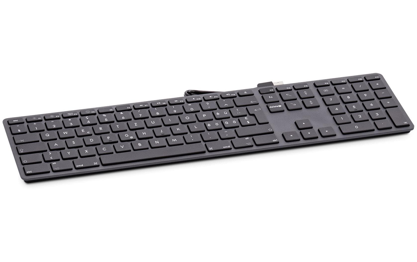 LMP Tastatur, kabelgebunden (USB-A), CH-Layout (DE-CH), Fullsize (mit Ziffernblock) – für macOS