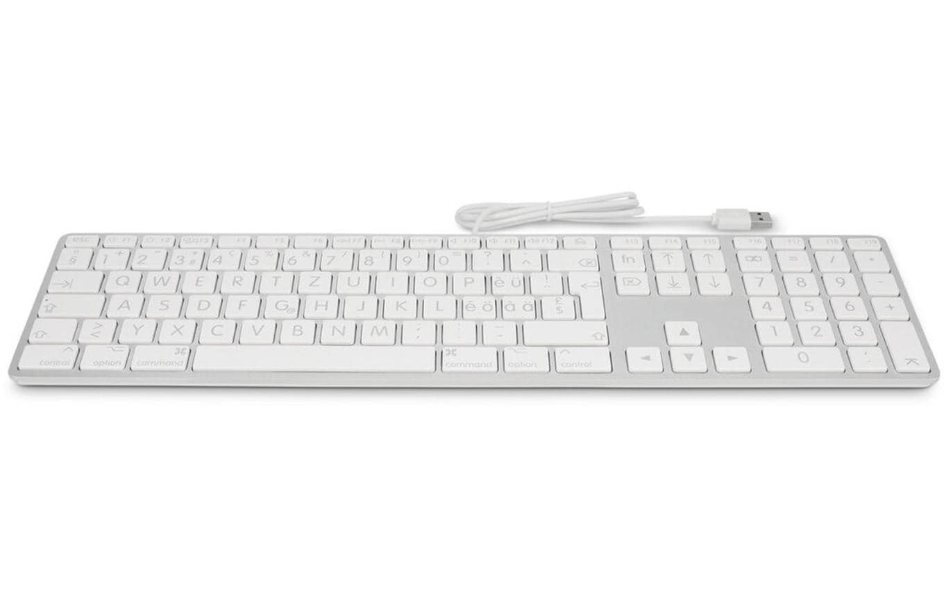 LMP 24203 – Tastatur, kabelgebunden (USB-A), CH-Layout (DE-CH), Fullsize (mit Ziffernblock) – für macOS