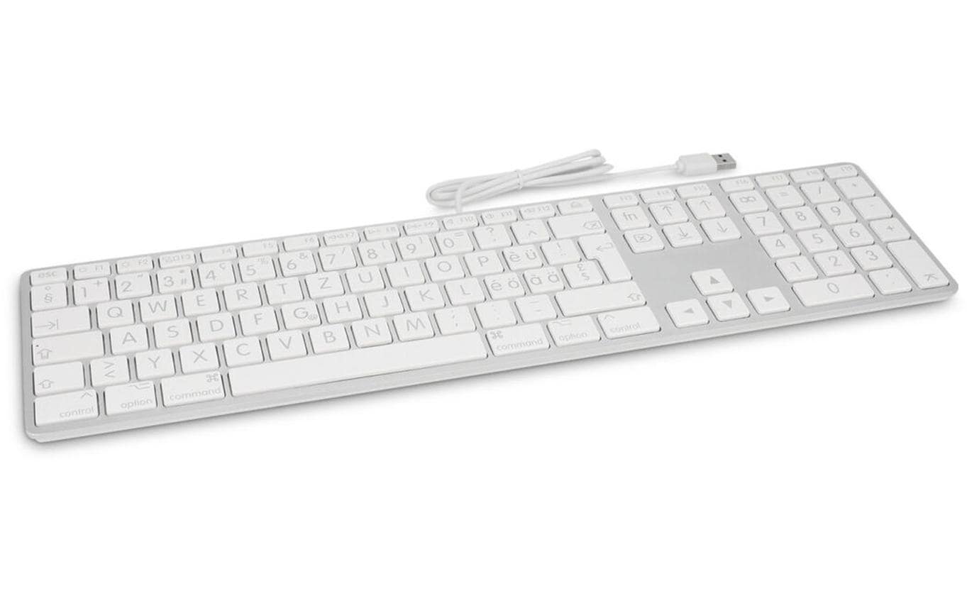 LMP 24203 – Tastatur, kabelgebunden (USB-A), CH-Layout (DE-CH), Fullsize (mit Ziffernblock) – für macOS