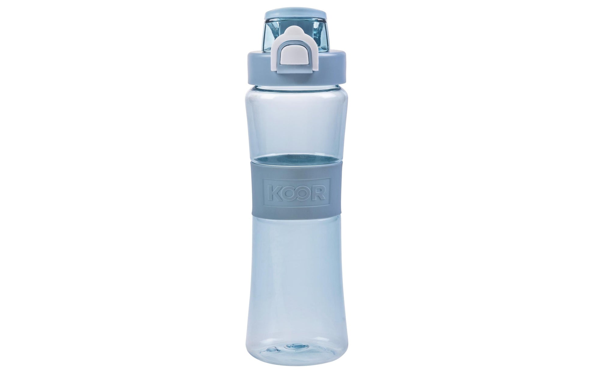 KOOR Trinkflasche 650 ml – Kunststoff, Weithals, Schraubdeckel, Blau