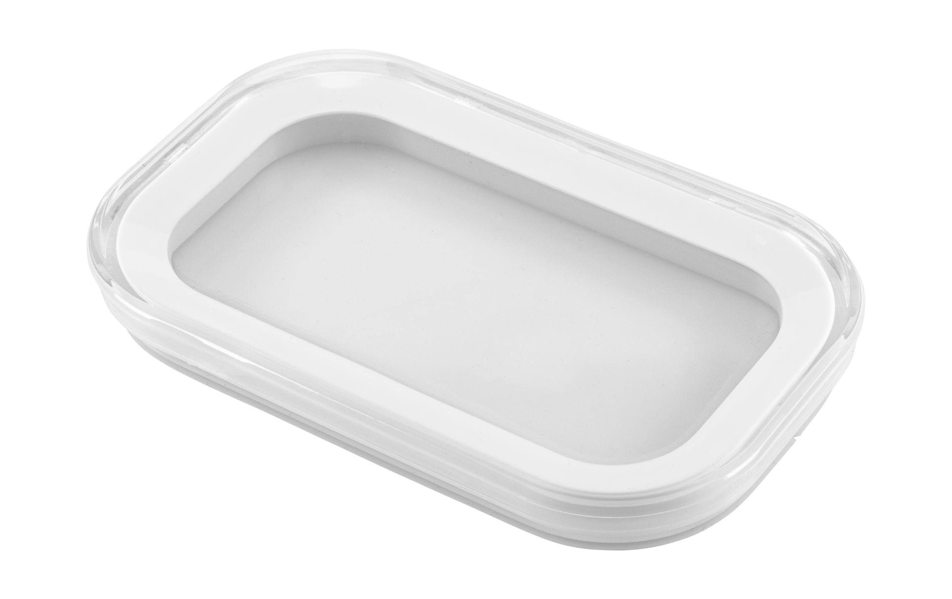 Furber. Furber – 7-teiliges Vorratsdosen-Set 2 l, 1,5 l, 1 l, 470 ml, Kunststoff/Silikon, transparent/weiss