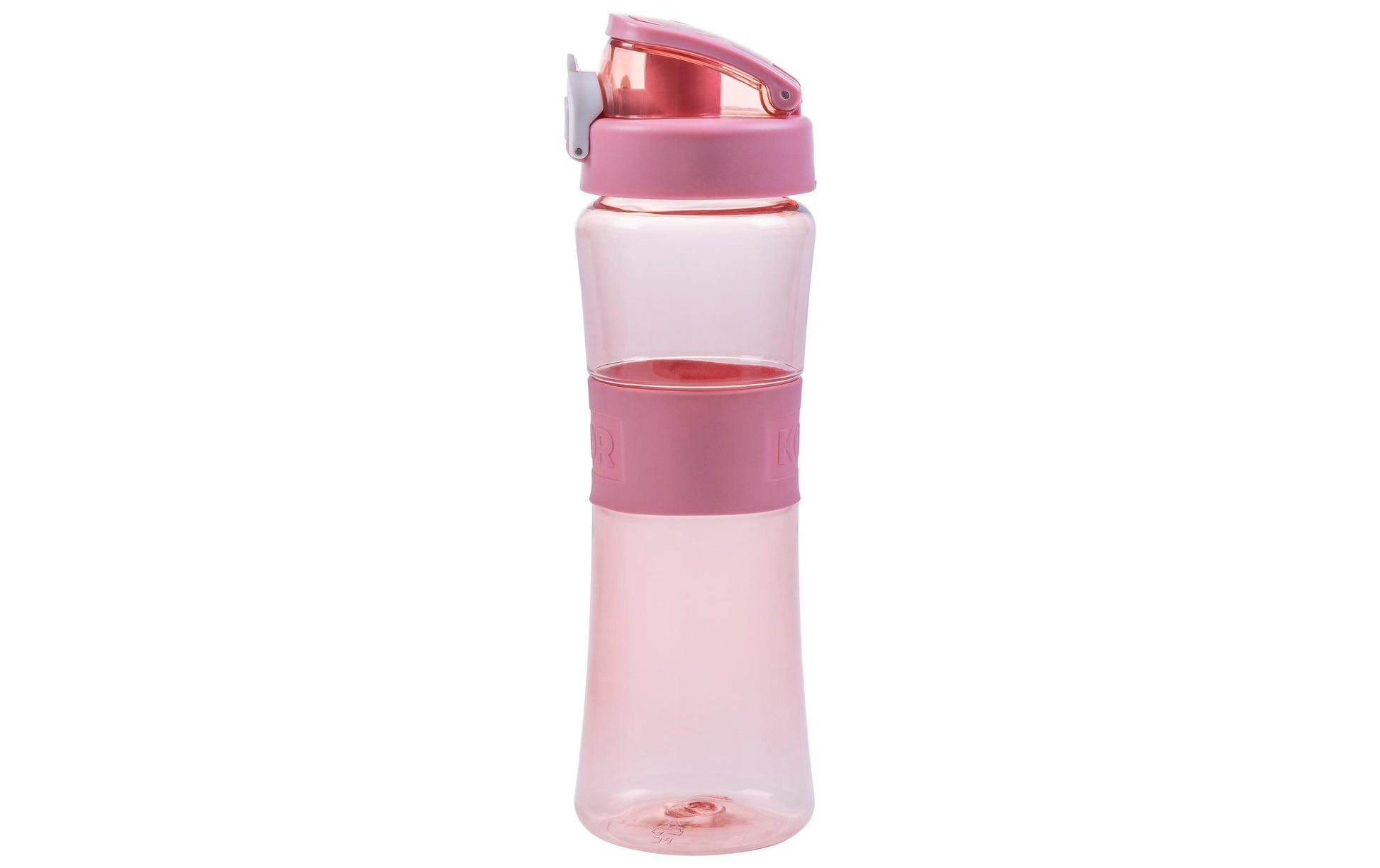 KOOR Trinkflasche 650 ml – Kunststoff, Schraubdeckel, Rosa