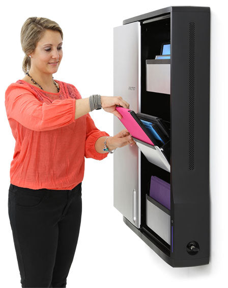 Ergotron ZIP12 Lade-Wandschrank – für Tablets/Chromebooks 12"