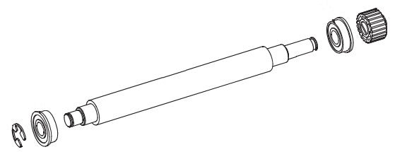Datamax O'Neil Rollen-Kit 6" – für A-6212 Mark II/A-6310 Mark II, 15-3019-11