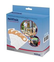 Nilfisk Staubbeutel Vlies – 4 Stück, für Nilfisk BUDDY II