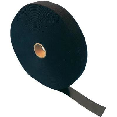 FASTECH Klettband, 25 m, 15 mm – schwarz