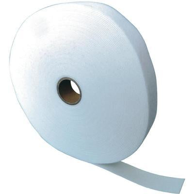 FASTECH Klettband 25 m × 10 mm, Weiss