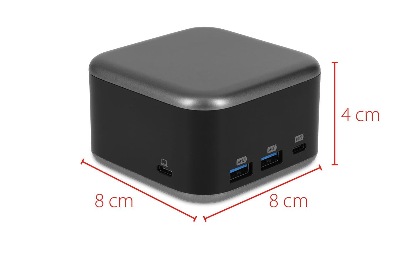 LMP 25189 Dockingstation – USB-C, 1× HDMI, 2× USB-A, 100 W PD, GbE, für Windows/Mac