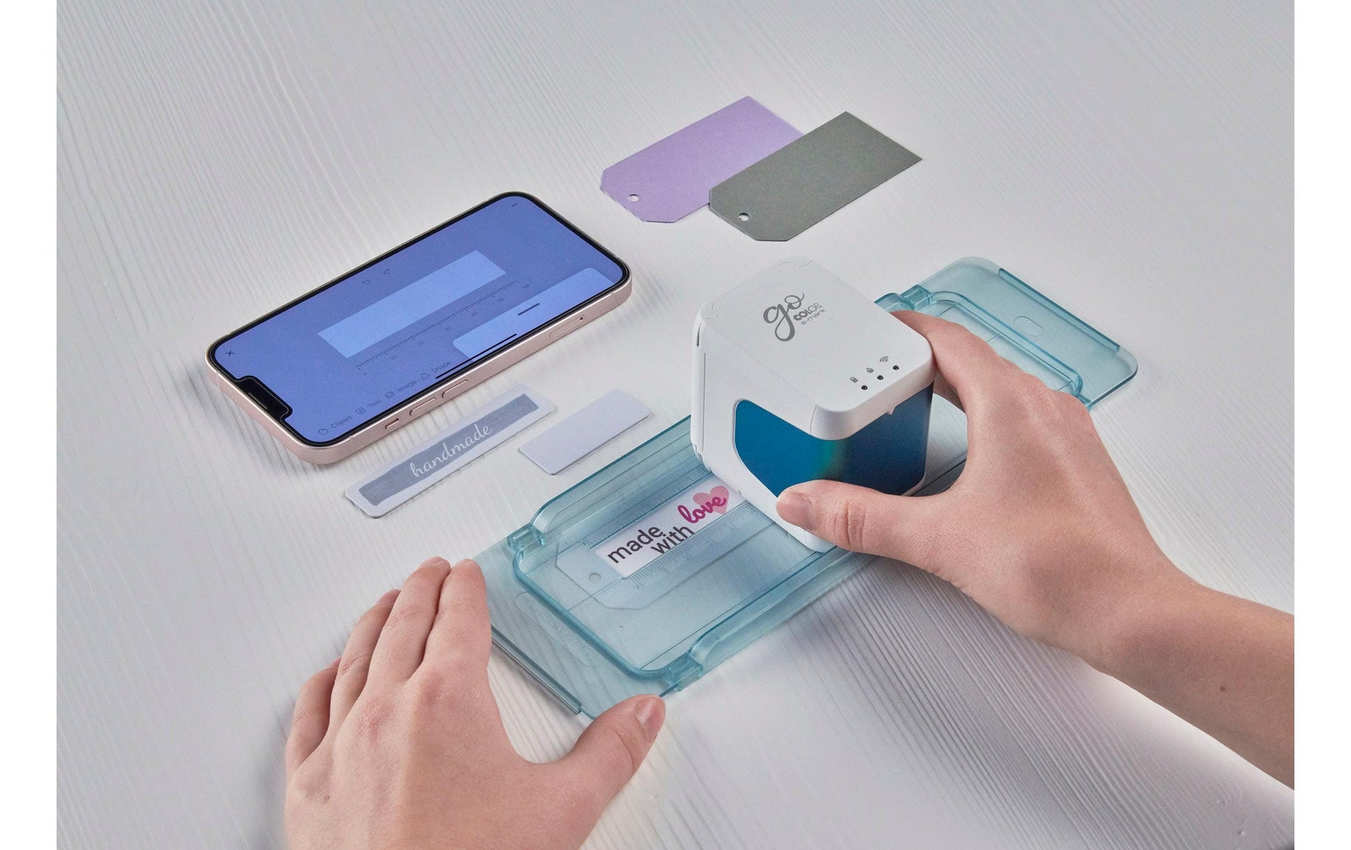 Colop E-Mark Go – Mobiler Handdrucker, Tintenstrahl, Akku, WLAN