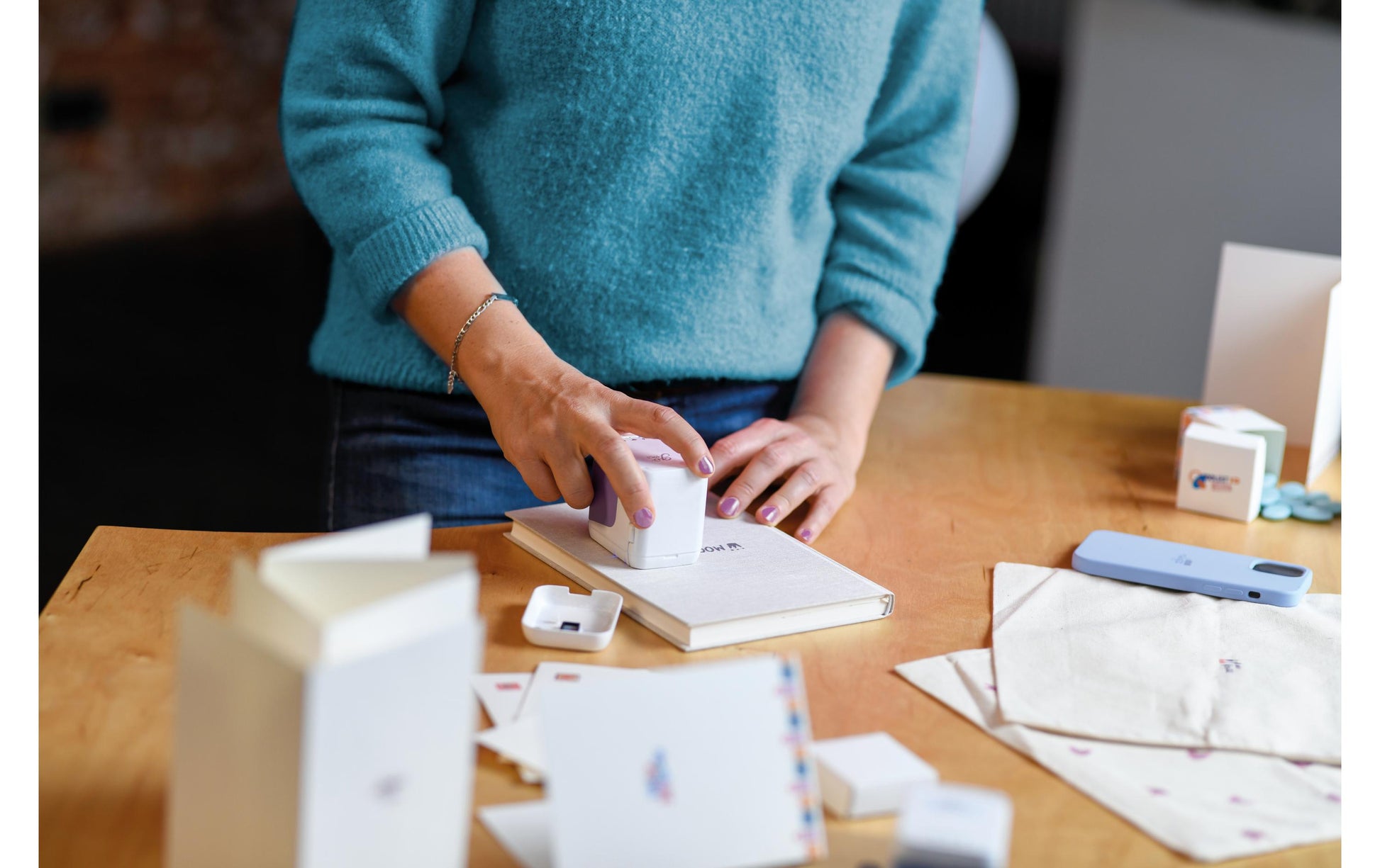 Colop E-Mark Go – Mobiler Handdrucker, Tintenstrahl, Akku, WLAN