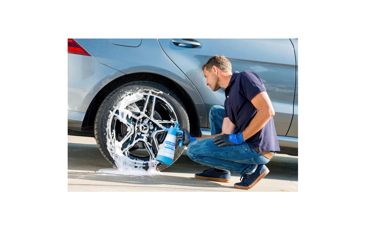 GLORIA Drucksprüher FoamMaster FM 10 FLEX – 1 l – Kunststoff, blau/weiss