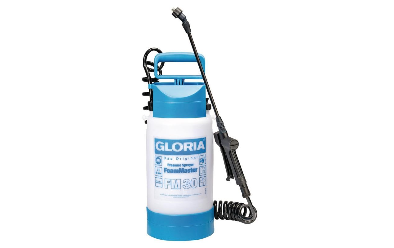 GLORIA Drucksprüher FoamMaster FM 30 – 3 l, blau/weiss, Kunststoff