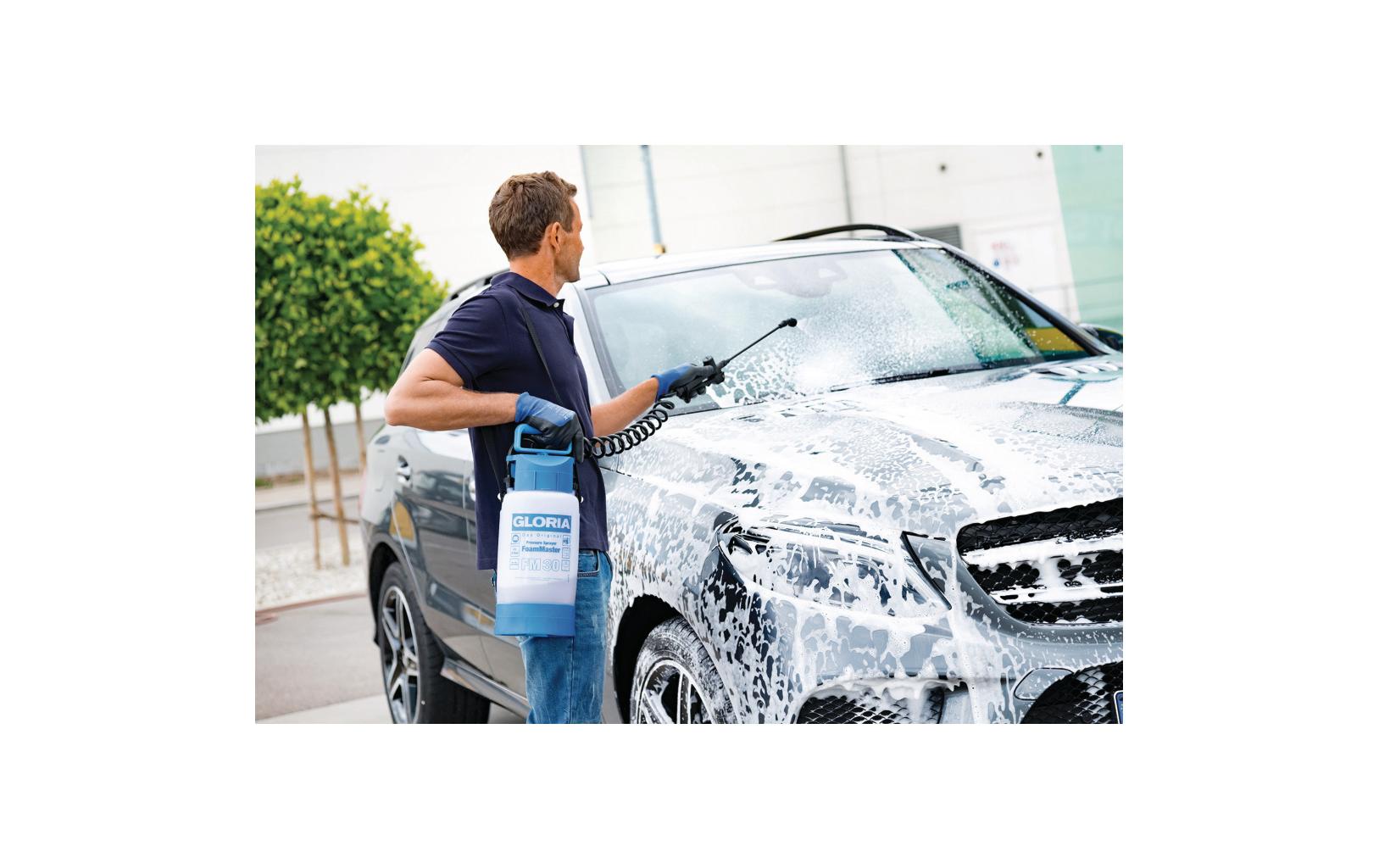 GLORIA Drucksprüher FoamMaster FM 30 – 3 l, blau/weiss, Kunststoff