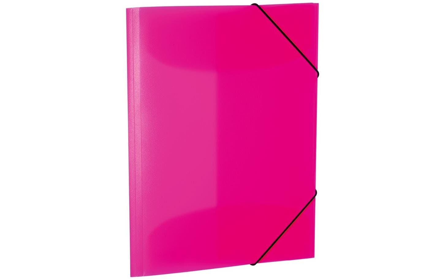 HERMA Sammelmappe für A4, Kunststoff, Pink, mit Gummizug