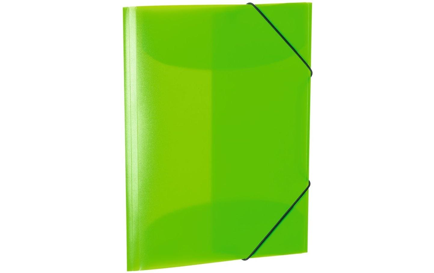 HERMA Sammelmappe für A4, Kunststoff, Grün, mit Gummizug