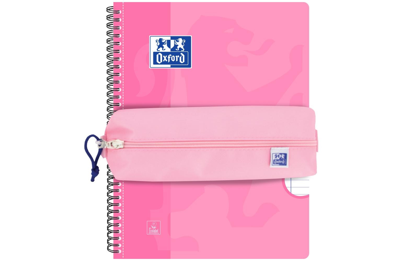 Oxford Kangoo – Schlamperetui, Pink, Polyester, 22 × 3,5 × 7 cm