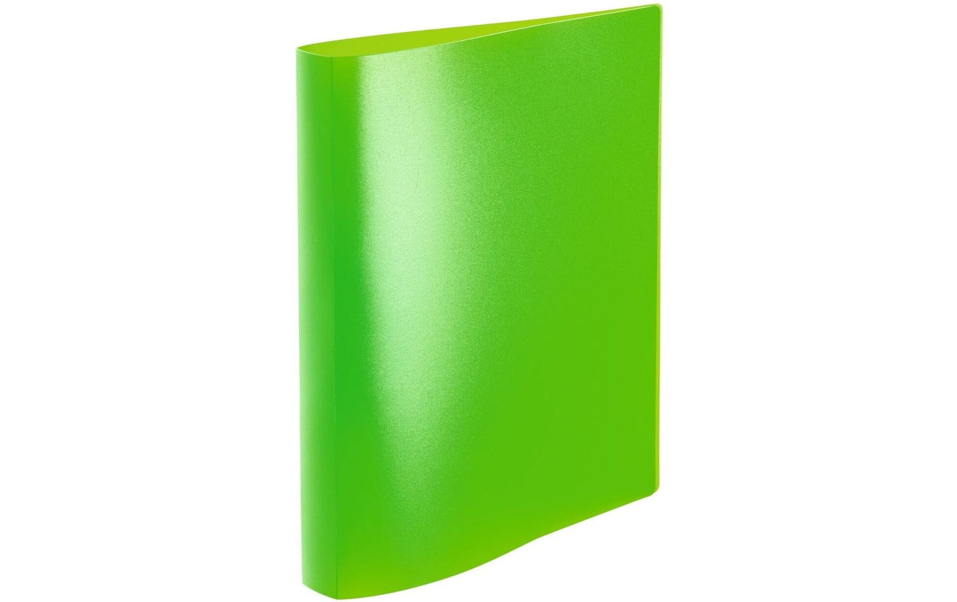 HERMA Ringbuch – A4 Hochformat – 2-Ring, Rücken 35 mm – Neongrün, Kunststoff, mit Niederhalter