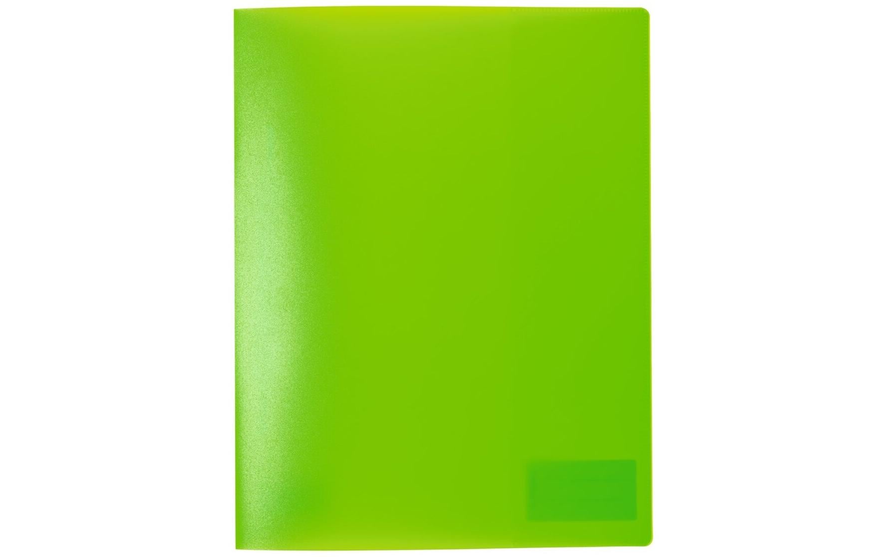 HERMA Schnellhefter Neon – A4, PP, Neongrün, Sichttasche