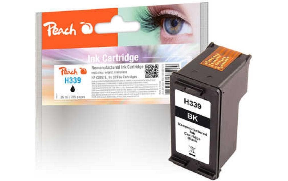Peach 339 Schwarz Tintenpatrone (Kompatibel) – 755 Seiten – für HP DeskJet 5700/5740/5745