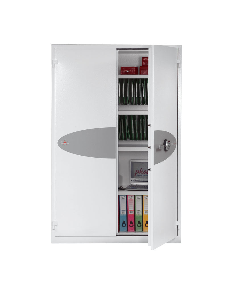 Phoenix Safe Co. Phoenix Sicherheitsschrank Fire Ranger FS1514E S2 – Elektronikschloss – 815 l – Feuerschutz 30 min – Weiss