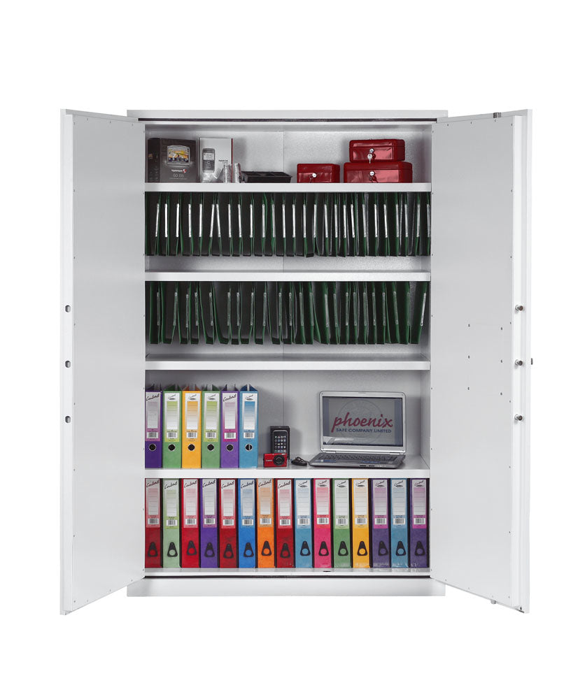 Phoenix Safe Co. Phoenix Sicherheitsschrank Fire Ranger FS1514E S2 – Elektronikschloss – 815 l – Feuerschutz 30 min – Weiss