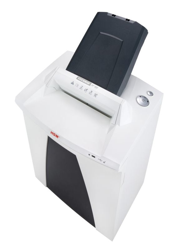 HSM SECURIO AF500 – Aktenvernichter mit Autofeed 500 Blatt, DIN P-4, Partikelschnitt 4,5 × 30 mm, 82 l