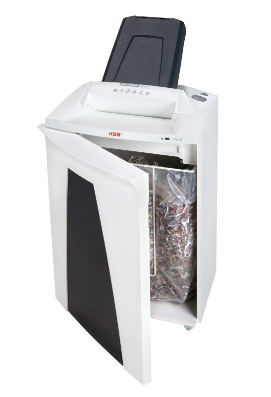 HSM SECURIO AF500 – Aktenvernichter mit Autofeed 500 Blatt, DIN P-4, Partikelschnitt 4,5 × 30 mm, 82 l