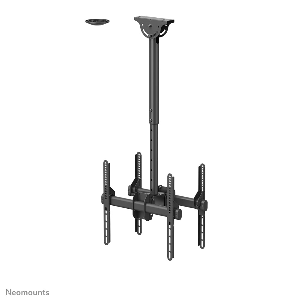 Neomounts Deckenhalterung – Back-to-Back – 32–60" – VESA 200×200–400×400 – bis 45 kg, Teleskopmast