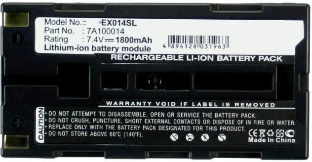 CoreParts Akku 1800 mAh 7,4 V – für ANDES 3/APEX 2/APEX 3 und andere, 7A100014