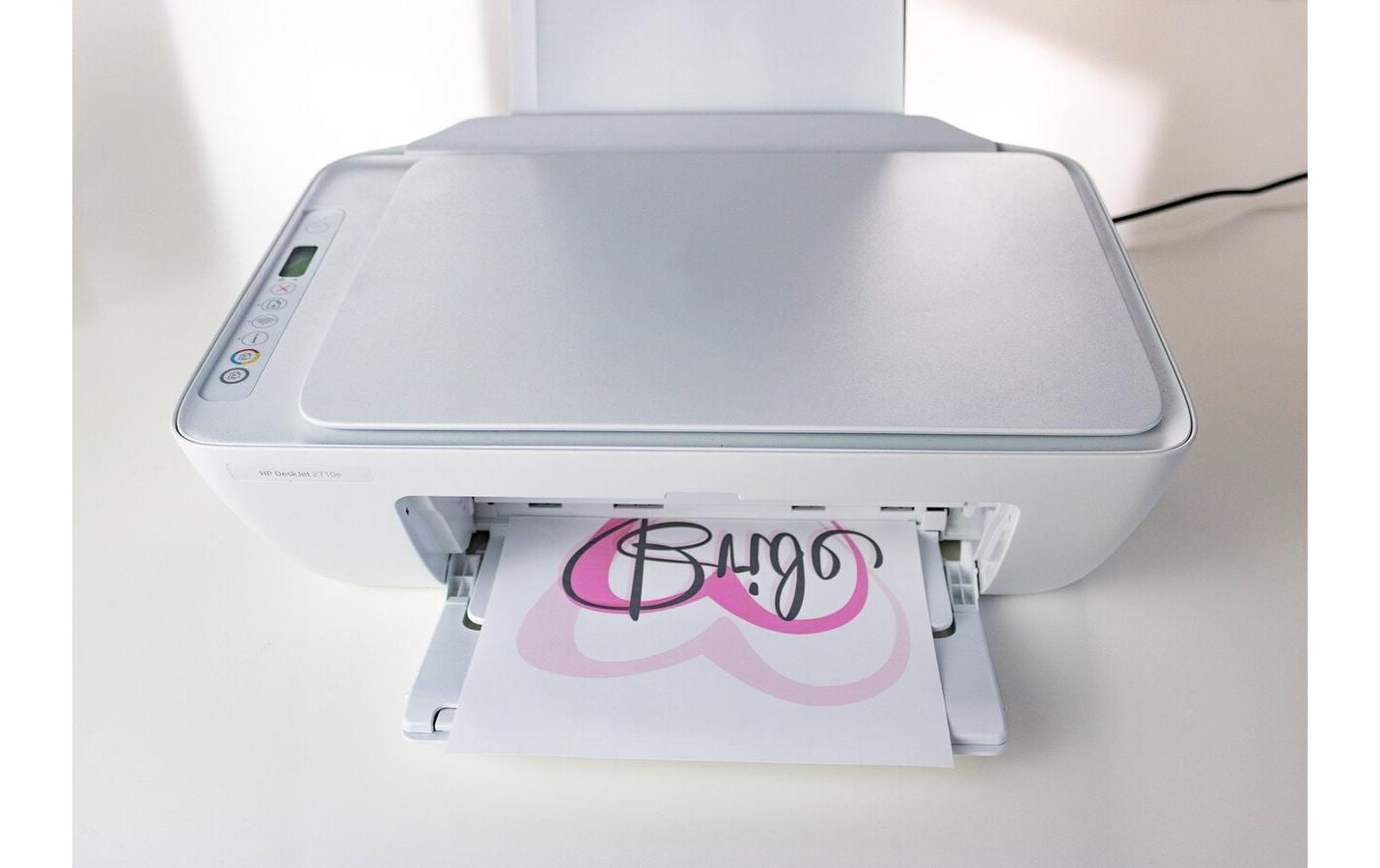 HERMA Transferpapier – für Inkjetdrucker, für helle Textilien, A4 (210 × 297 mm), bis 40 °C, 10 Blatt