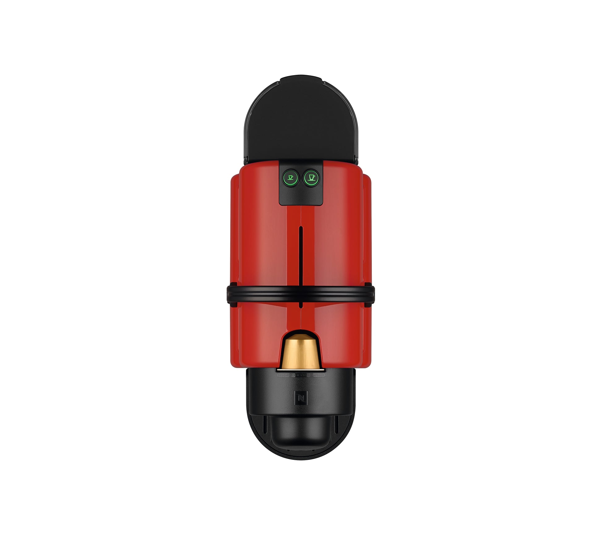 Krups Inissia XN1005 Kapselmaschine – für Nespresso-Kapseln, 19 bar, 0,7 l, Rot