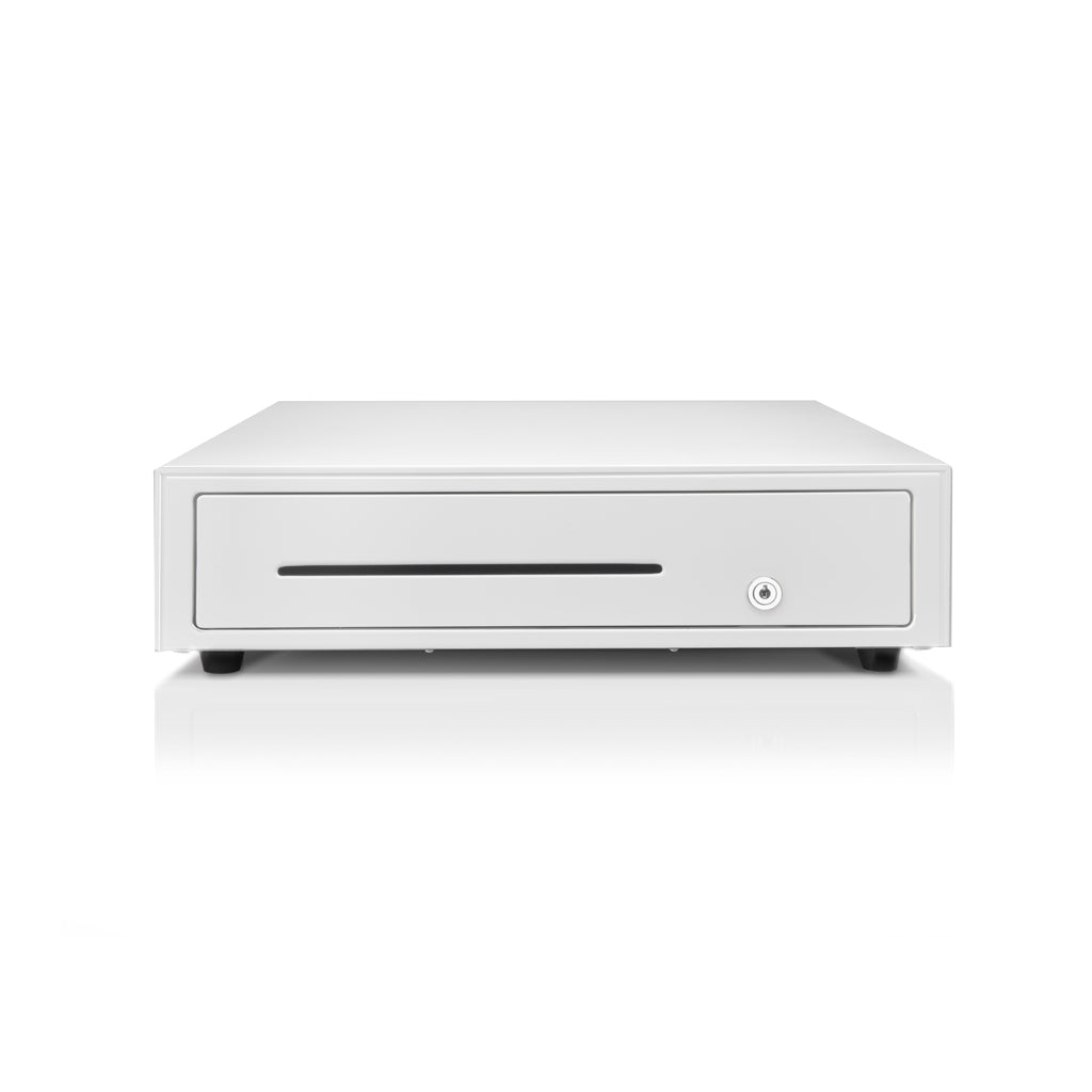 Star Micronics CB-2002 FN – Kassenschublade, 4 Scheine/8 Münzen, 410 × 415 × 114 mm, für mC-Print2 und andere