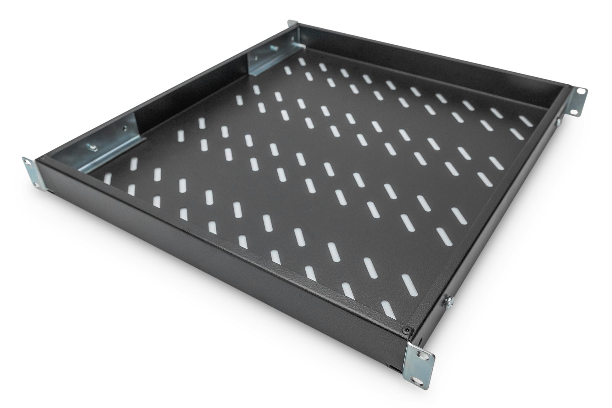 Digitus Rack-Regalboden 19", verstellbar – 1U – 482 × 500 × 44 mm – 50 kg – für 800 mm tiefe Digitus-Schränke