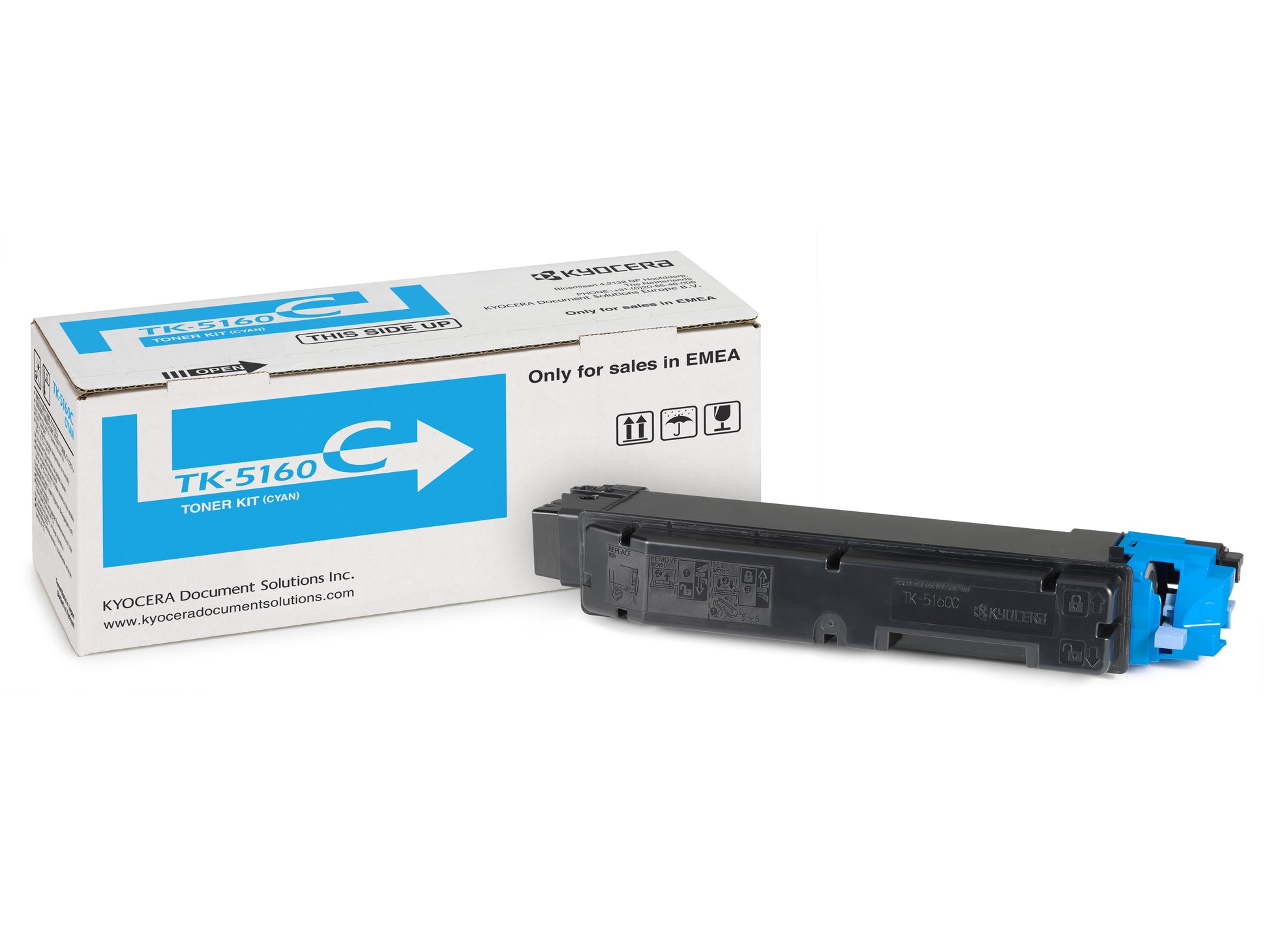 Kyocera – Toner – TK-5160C – Cyan, 12000 Seiten – für Kyocera ECOSYS P7040