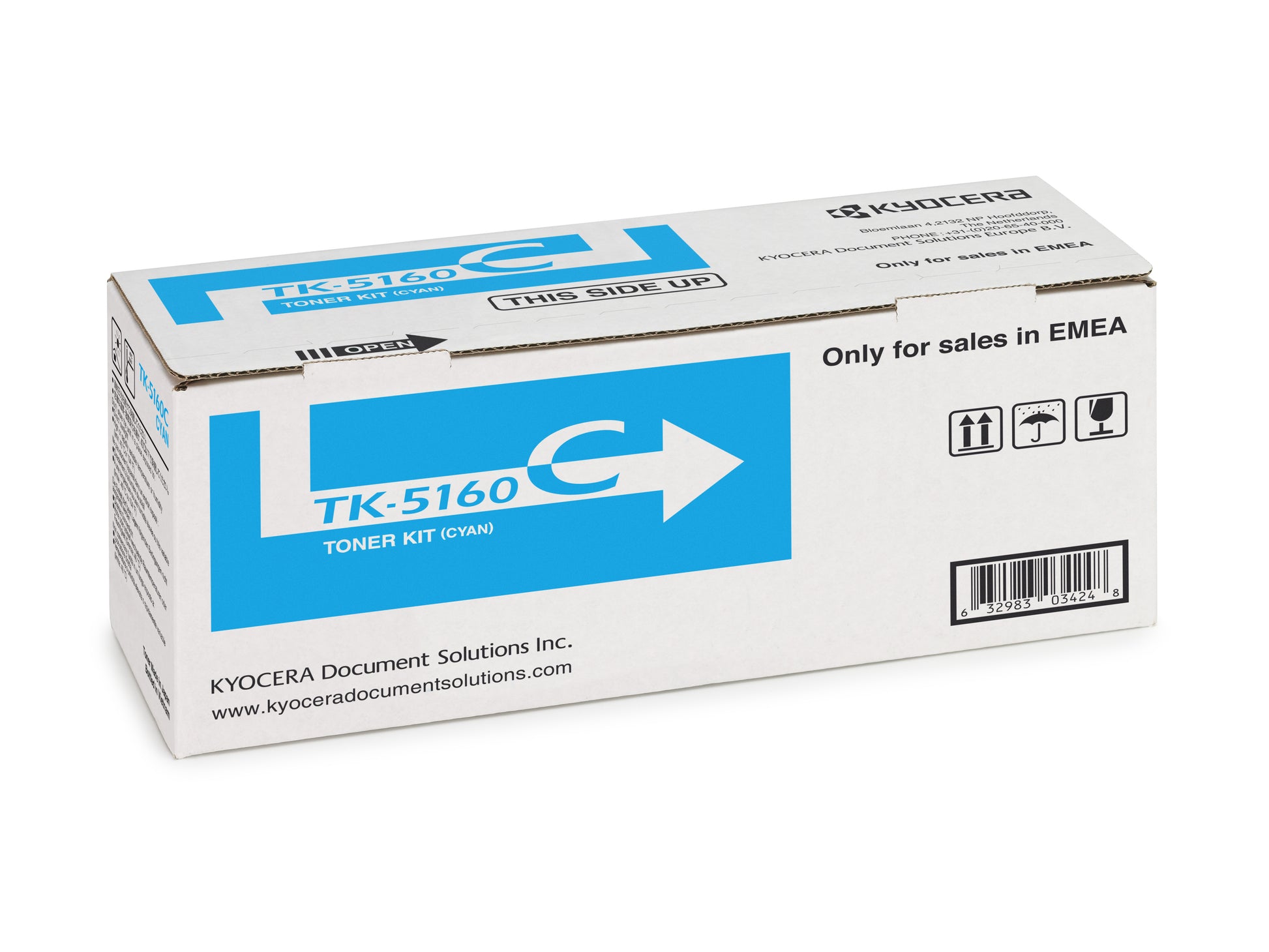 Kyocera – Toner – TK-5160C – Cyan, 12000 Seiten – für Kyocera ECOSYS P7040