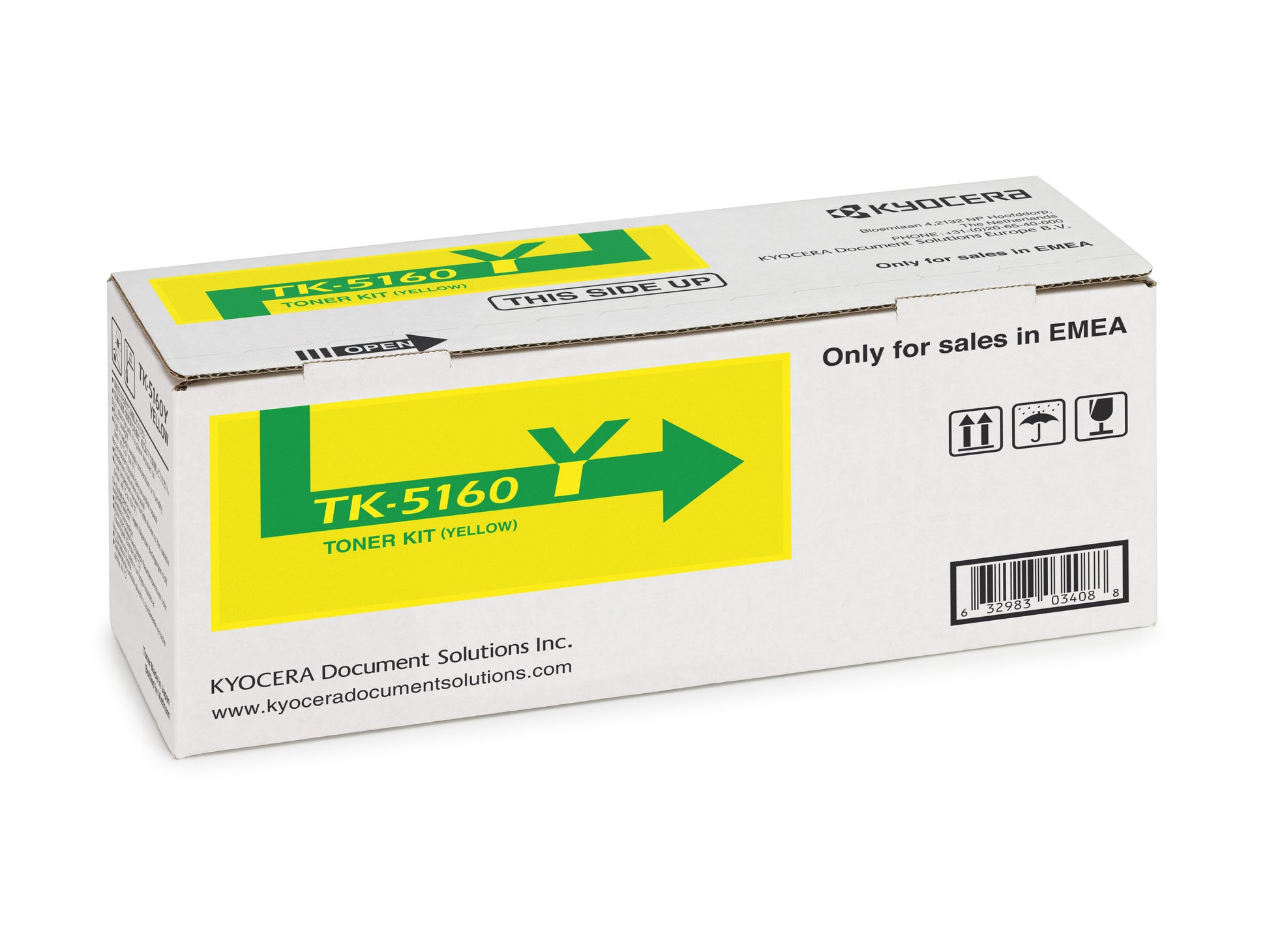 Kyocera – Toner TK-5160Y – Gelb, 12000 Seiten – für Ecosys P7040