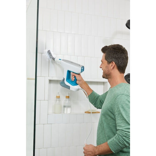 Black & Decker Dampfbesen – 500 ml, türkis, für Polstermöbel