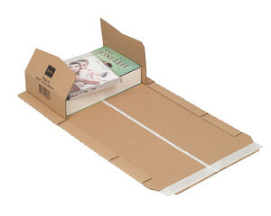 Elco Karton-Versandtasche – 223 × 155 × 20 mm, Karton, braun, für CD/DVD