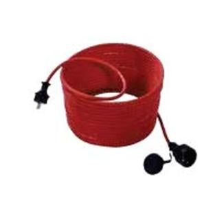 Bachmann Verlängerungskabel – Stecker–Buchse, 35 m, 3×1,5 mm², rot